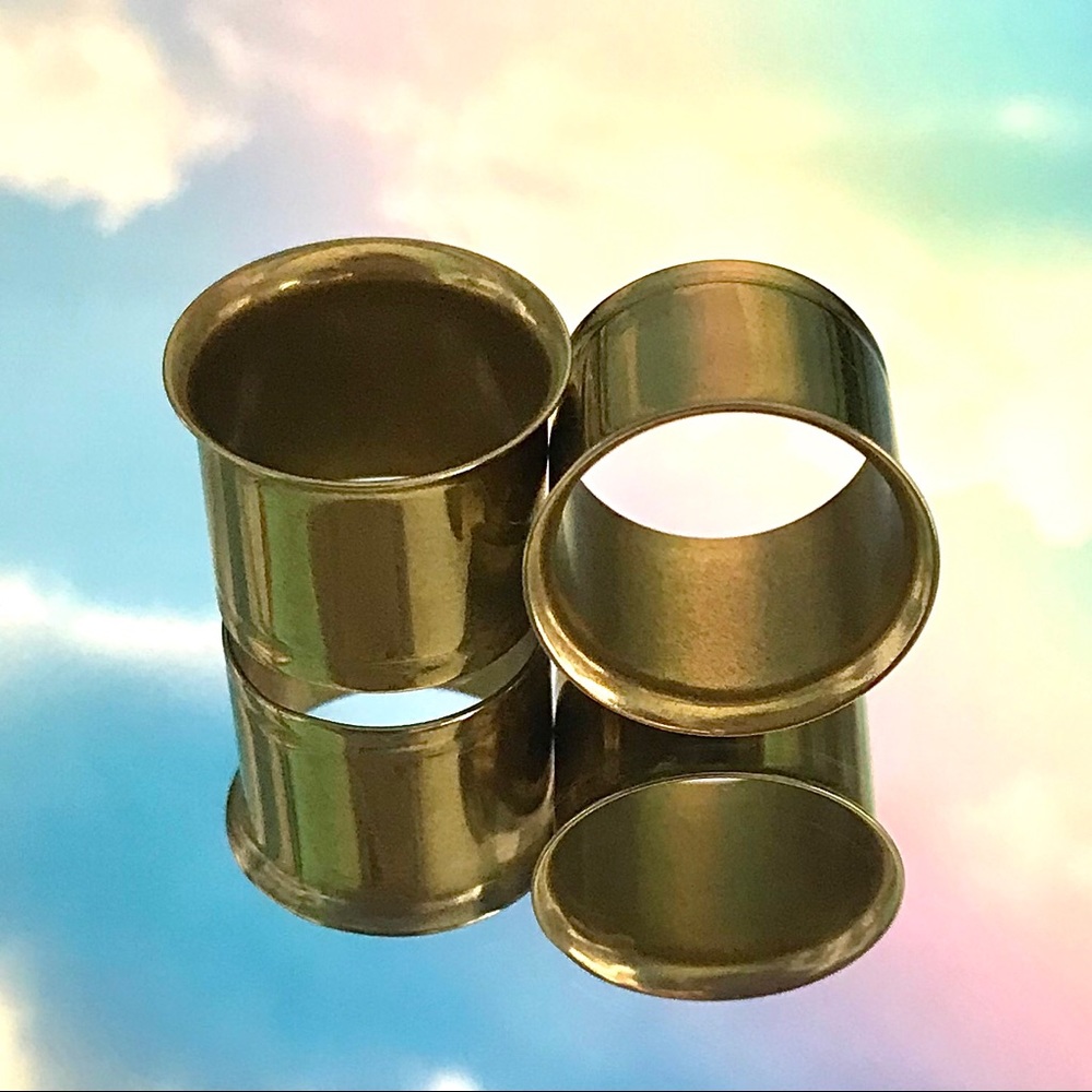 9/16” (14mm) Gold Single Flare Eyelet Tunnels